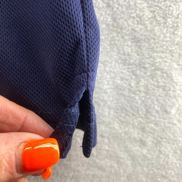 UCONN Mens Navy Embroidered Polo Athletic Material CS Crable Size XL - Picture 7 of 11